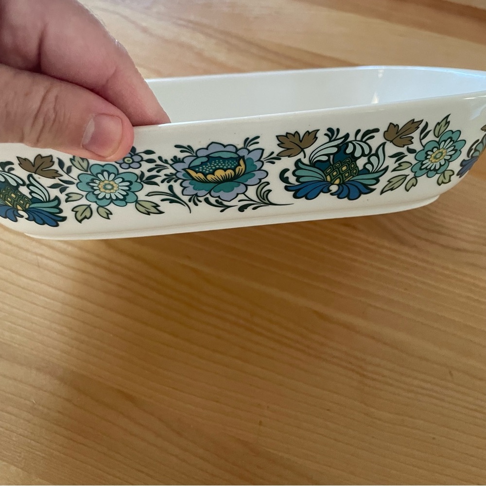 Casserole Dish Royal Doulton Floral Patterned Dish